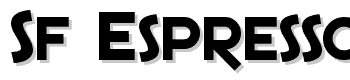Sf-Espresso-Shack font